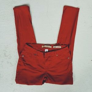 Vanilla Star Burnt Orange Skinny Jeans